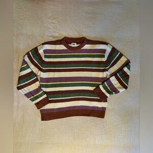 OBEY Striped Sweater XL Men’s